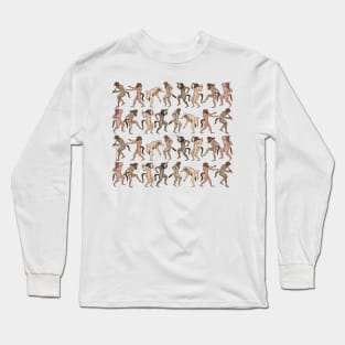 Ancient Greek Satyroi - Satyrs by Greek Myth Comix Long Sleeve T-Shirt